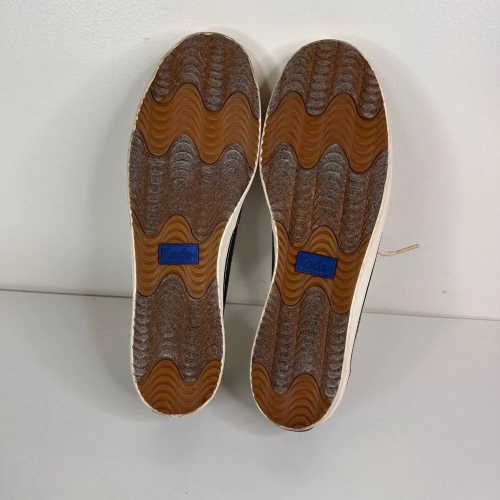 Keds Women's Charcoal Gray Color Canvas Boat Shoes Size 10